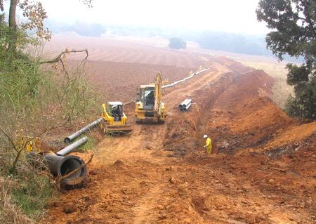 Obras tubería