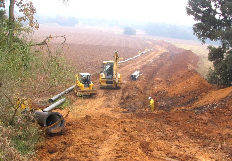 Obras tubería