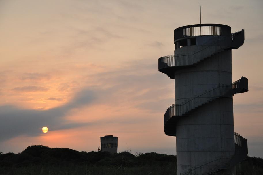 Puesta de sol en el Prat