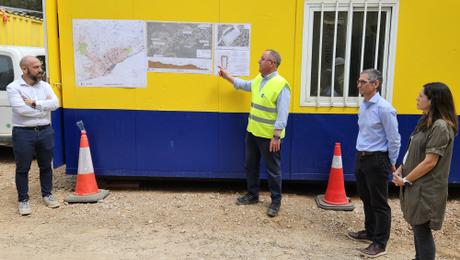 Obras del depósito de Vallirana