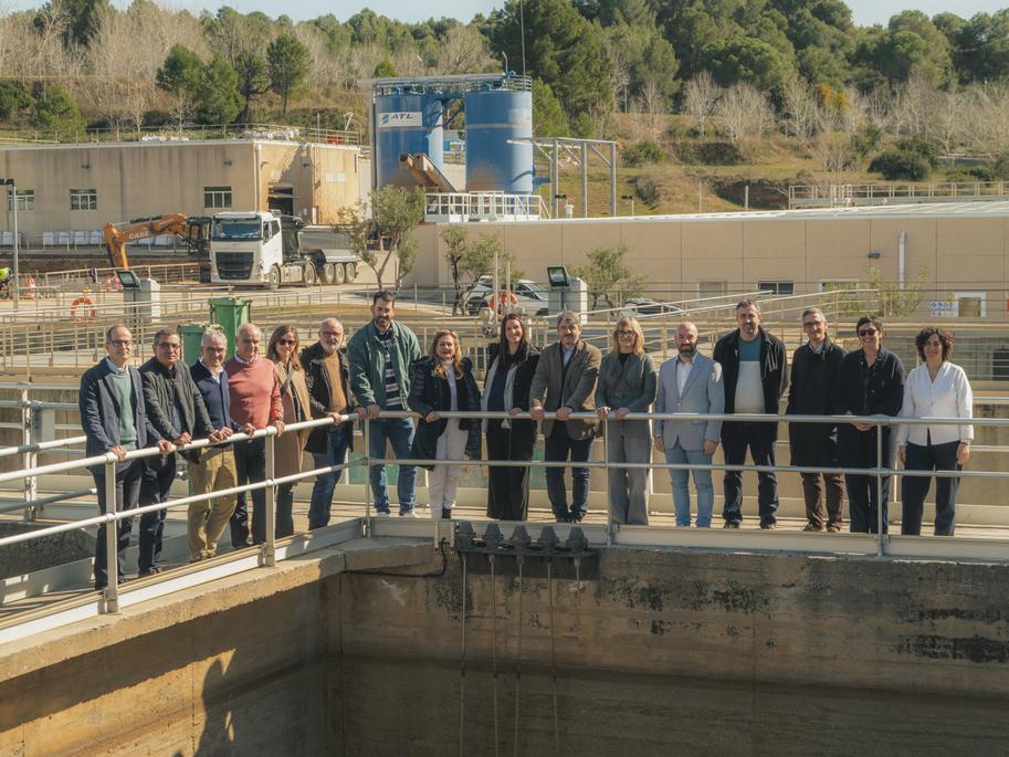 Visita alcaldes ETAP Llobregat